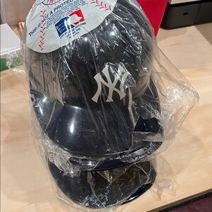 Navy Logo Batting Helmet - Official MLB Design